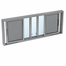 CRL Horizontal Sliding Service Window XOX Format