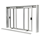 Custom Size -  CRL DW Series Manual Deluxe Sliding Service Window XOX