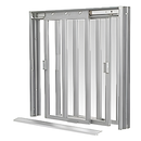 Custom Size -  CRL DW Series Two Panel Manual Deluxe Sliding Service Window XX