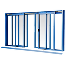 Custom Size -  CRL DW Series Four Panel Manual Deluxe Sliding Service Window OXXO