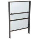 Custom Size -  CRL Vertical Sliding Service Window with 1/4" Vinyl Glazing without Screen