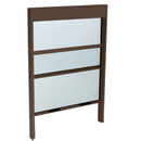 CRL Vertical Sliding Service Windows With Sash Balance, 1/4" Glass Or 1/4" Vinyl, Screen or No Screen - Custom Size