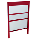 CRL Vertical Sliding Service Windows With Sash Balance, 1/4" Glass Or 1/4" Vinyl, Screen or No Screen - Custom Size