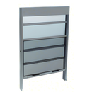 CRL Vertical Sliding Service Windows With Sash Balance, 1/4" Glass Or 1/4" Vinyl, Screen or No Screen - Custom Size