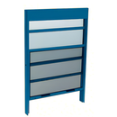 CRL Vertical Sliding Service Windows With Sash Balance, 1/4" Glass Or 1/4" Vinyl, Screen or No Screen - Custom Size