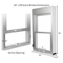 QuikServ Automatic or Manual Vertical Window