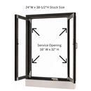 Bi-Fold Transaction Windows - Semi-Automatic, Manual (QuikServe)