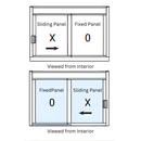 Florence Horizontal Sliding Pass-Thru Assembly OX-XO
