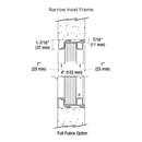 CRL Aluminum Framed, Exterior Glazed Vision Window