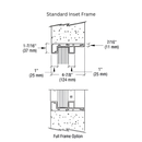 CRL Aluminum Framed, Exterior Glazed Vision Window
