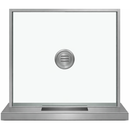 CRL Satin Anodized Cashier WIndow with Speak-thru and Recessed Tray