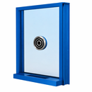 CRL Aluminum Framed, Exterior Glazed Ticket Window with Speak-Thru and Deal Tray