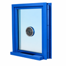 CRL Aluminum Framed, Exterior Glazed Ticket Window with Speak-Thru and Deal Tray