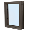 CRL Aluminum Framed, Interior Glazed Vision Window with Surround Sound Voice System