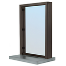 CRL Aluminum Framed Interior Glazed Exchange Window with Deal Tray and Surround Sound Voice System