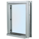 CRL Aluminum Framed Interior Glazed Exchange Window with Deal Tray and Surround Sound Voice System
