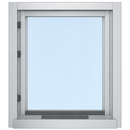 CRL Aluminum Framed Interior Glazed Exchange Window with Deal Tray and Surround Sound Voice System
