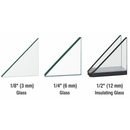 Horizontal Sliding Service Window XX Format - Choose Options (Custom Size)