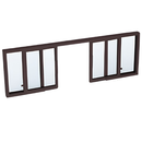 CRL Horizontal Sliding Service Window OXXO - Choose Options (Custom Size)