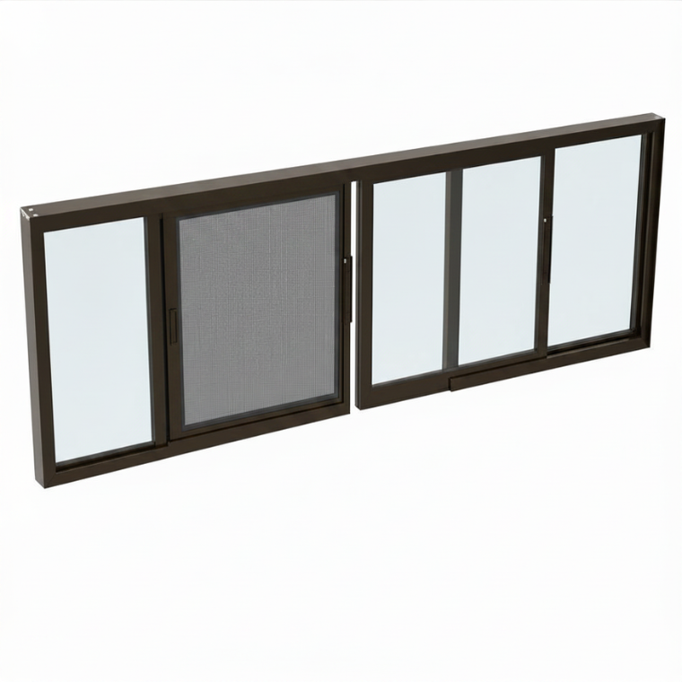 Lockable Sliding Service Window Horizontal Sliding Service Window OXO Format - Choose Options