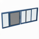 Horizontal Sliding Service Window OXO Format - Choose Options