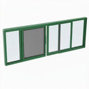 Horizontal Sliding Service Window OXO Format - Choose Options