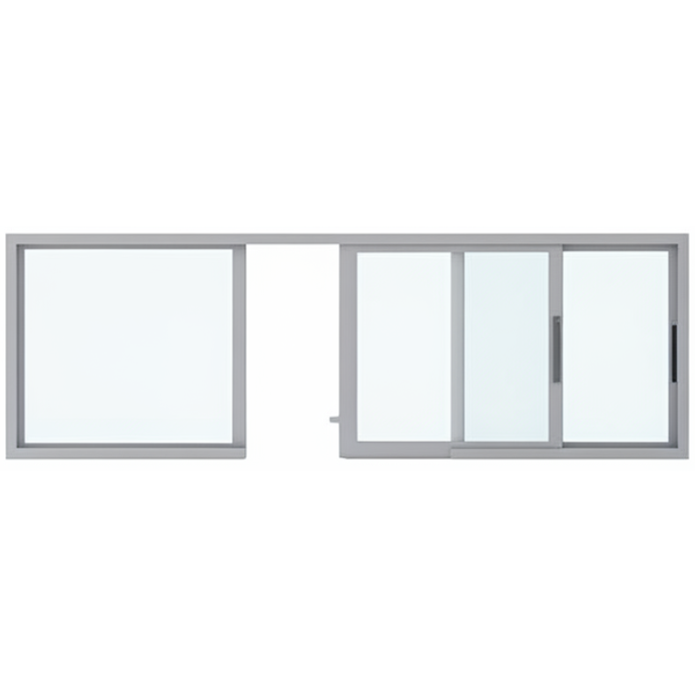Horizontal Sliding Service Window OXO Format - Choose Options