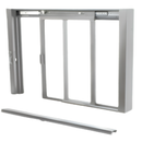Self-Closing Deluxe Sliding Service Window - Sill, Half-Track or Full-Track Option (Custom Size)
