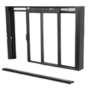 Self-Closing Deluxe Sliding Service Window - Sill, Half-Track or Full-Track Option (Custom Size)