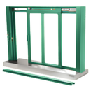 Self-Closing Deluxe Sliding Service Window - Sill, Half-Track or Full-Track Option (Custom Size)