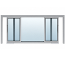 CRL Horizontal Sliding Service Window XOX Format