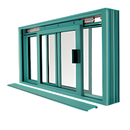 Custom Size -  CRL DW Series Manual Deluxe Sliding Service Window OX or XO