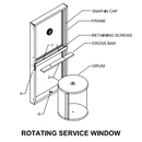 CRL Rotating Service Window