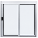 CRL Standard Size Manual DW Deluxe Service Window (Glazed or Unglazed) - Sill, Half-Track or Full-Track Option