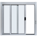 CRL Standard Size Self-Closing Deluxe Service Window (Glazed or Unglazed) - Sill, Half-Track or Full-Track Option