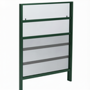 Custom Size -  CRL Vertical Sliding Service Window with 1/4" Vinyl Glazing without Screen