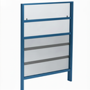 Custom Size -  CRL Vertical Sliding Service Window with 1/4" Vinyl Glazing without Screen