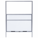 Vertical Sliding Service Window for Surface or Pocket Installation With Sash or No Sash - No Screen (Custom Size)