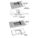 CRL Aluminum Framed, Exterior Glazed Ticket Window with Speak-Thru and Deal Tray