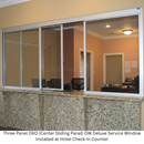 Custom Size -  CRL DW Series Manual Deluxe Sliding Service Window XOX