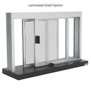 Custom Size -  CRL DW Series Manual Deluxe Sliding Service Window XOX