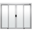 Custom Size -  CRL DW Series Four Panel Manual Deluxe Sliding Service Window OXXO