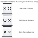 CRL Sharyn Frameless Pass-Thru Window