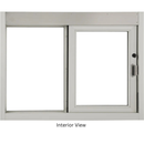 QuikServ Self-Closing Windows - 0X Or X0 - 1/4" Or 1" Clear Tempered Glass