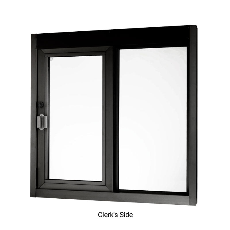 QuikServ Self-Closing Windows - 0X Or X0 - 1/4" Or 1" Clear Tempered Glass