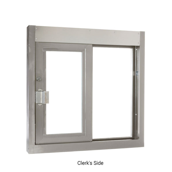 QuikServ Self-Closing Windows - 0X Or X0 - 1/4" Or 1" Clear Tempered Glass
