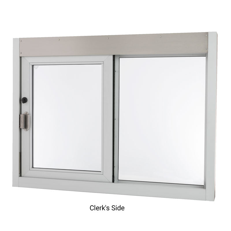 QuikServ Self-Closing Windows - 0X Or X0 - 1/4" Or 1" Clear Tempered Glass