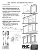 Custom Size -  FHC Arlene Horizontal Sliding Pass-Thru Assembly XOX