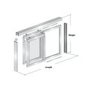 Florence Horizontal Sliding Pass-Thru Assembly OX-XO