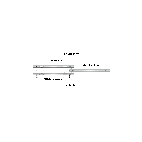 Florence Horizontal Sliding Pass-Thru Assembly OX-XO